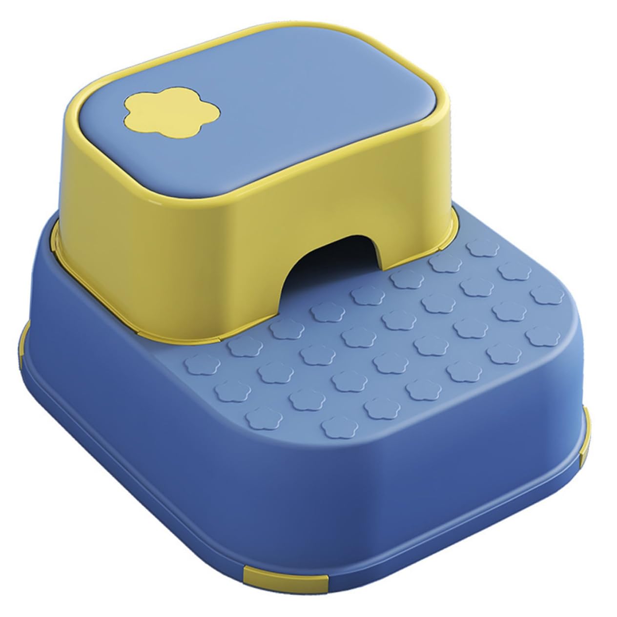 Taburete Redondo para Niños de Material PP, Estable Rebabas, Tamaño Pequeño y Ligero para Uso Diario como Reposapiés Cambiar Zapatos