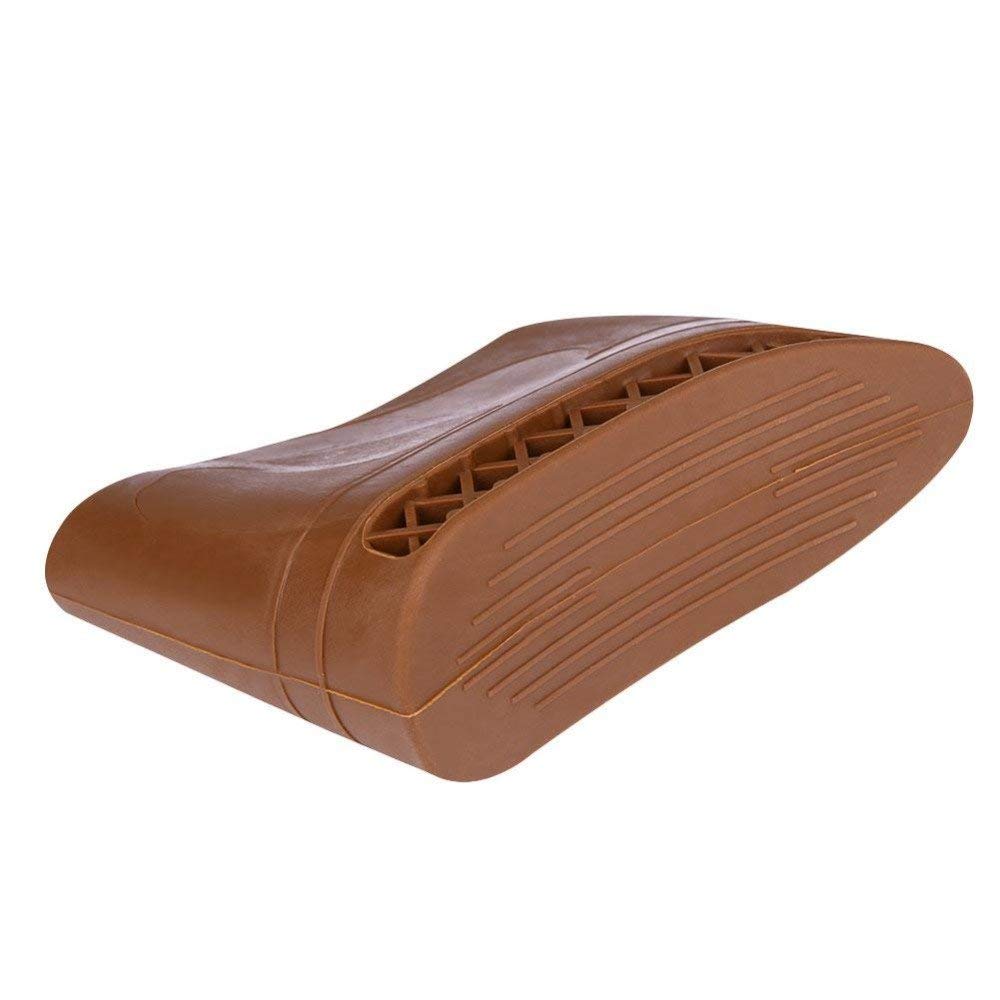 Recoil Pad Pistola de Retroceso de Escopeta de Cuero con ajustador Stock Butt Extension Clay Pigeon Shooting Pad Manga