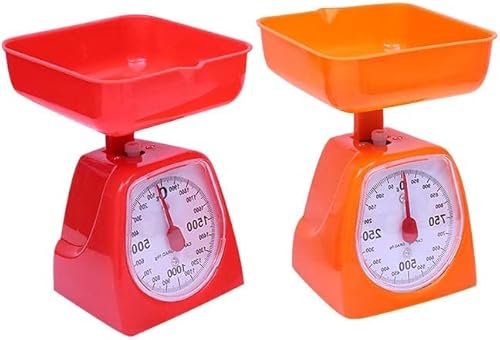Miniatura 3 de Utoolmart Báscula mecánica de cocina, báscula de alimentos dietéticos, con medidas de libras y kilogramos, rango de medición, 176.37 oz, precisión