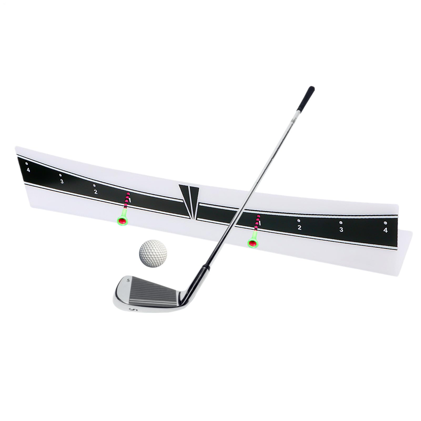 Golf-Trainingshilfe – Tragbare Und Verstellbare Putthilfe Mit Rutschfester Basis, Professionelles Golfzubehör Ud Ausrüstung Für Das Üben Im Innen- Und Außenbereich, Geschenk Für Golftrainer Für Männe