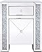 Elegant Lighting Side Cabinet Modern Contemporary Crystal Mirror MDF Mirrors