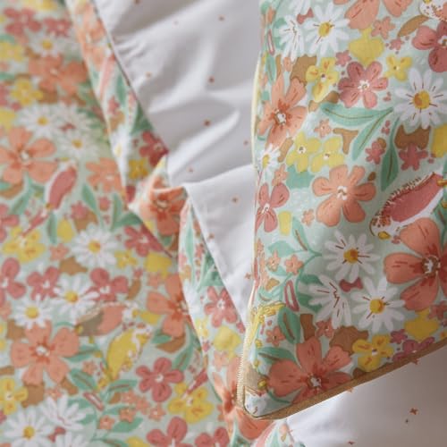 Funda nórdica estampada roja Love Birds para dormitorios matrimoniales acogedores 4