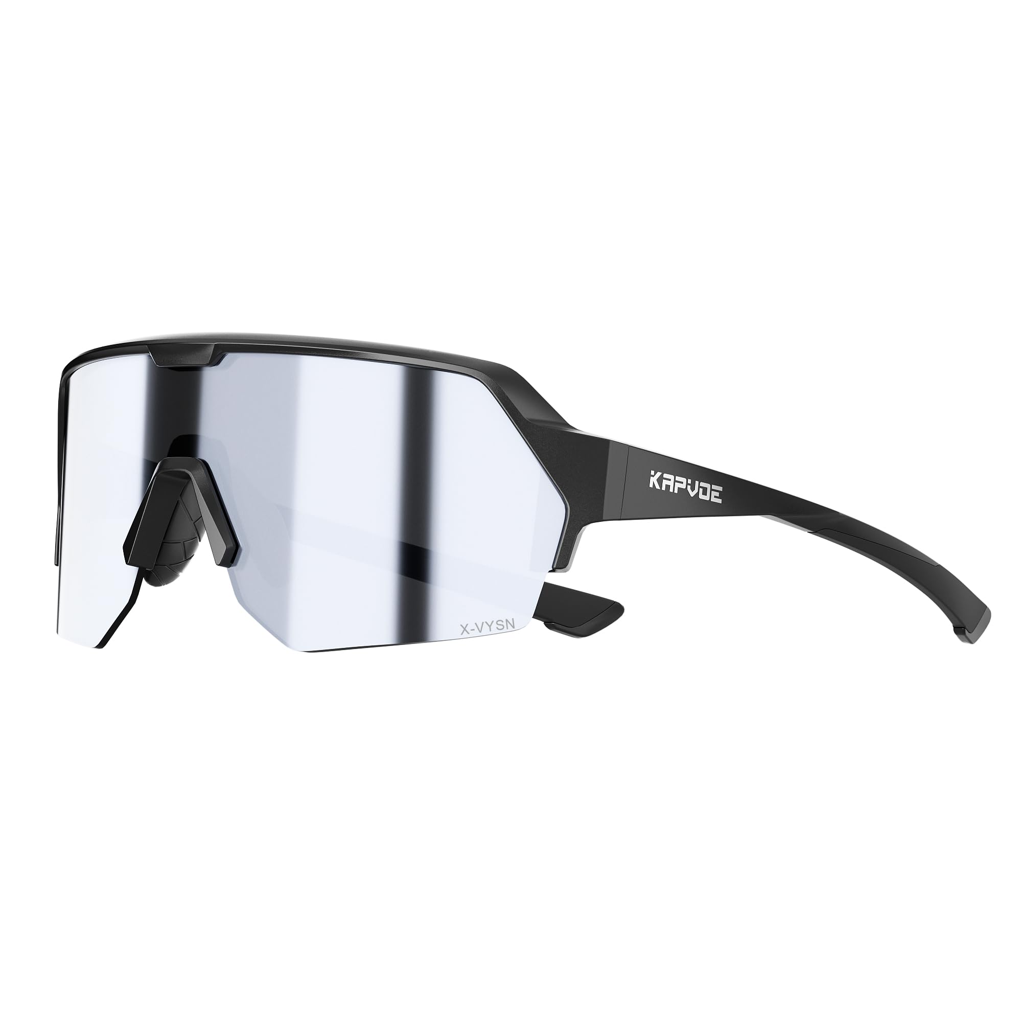KAPVOE Fahrradbrille für Herren Damen Radsportbrille Sonnenbrille mit UV400 Schutz Sportbrille für Fahrrad Mtb Unisex