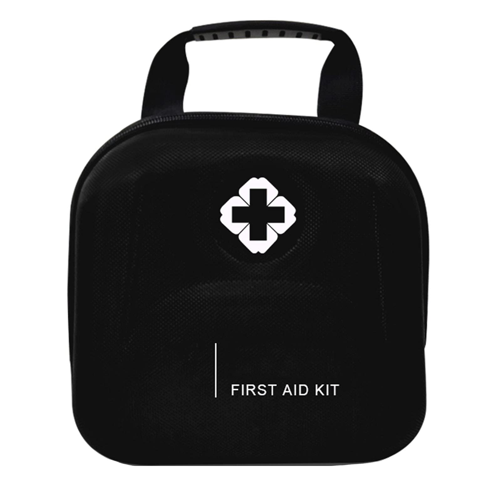 Juego Botiquín Primeros Auxilios Portátil Gran Capacidad, Senderismo En Coche Al Aire Libre, Botiquín Primeros Auxilios para Acampar Botiquín Médico,Negro,20 * 12 * 20CM