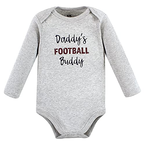 Image of Hudson Baby baby-boys Cotton Long-sleeve Bodysuits 5-pack