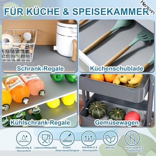 EVA Regaleinlagen Für Küche & Kühlschrank - Wasserdicht & öldicht 30x200cm