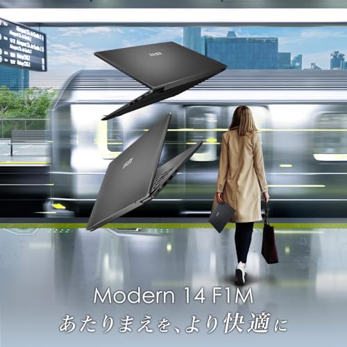 undefined 【Core 7 & Office搭載】【薄型・軽量デザイン】MSIビジネスノートPC Modern14/メモリ32GB/SSD512GB/14インチ フルHD 60Hz/Core7プロセッサー150U/Windows11Home/Microsoft 365 Basic Office Home & Business 2024/Modern-14-F1MG-5123JP の商品画像 1