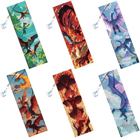 Aazon.co: 4Pcs Diaond Bookarks,DIY Corner Bookark Diaond Kits For - View #6