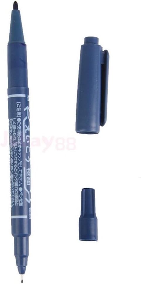 Amazon.com: All Things Bunnies Double Head Tattoo Skin Marker - Blue ...