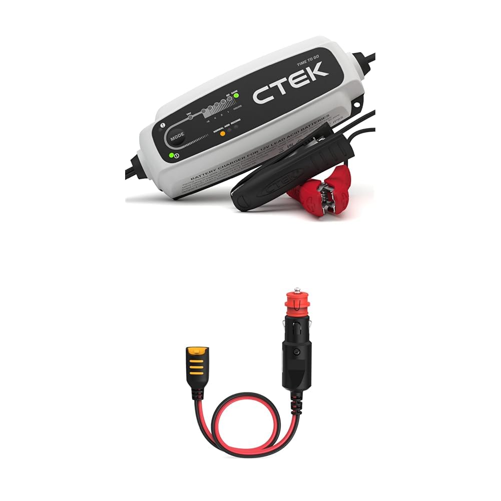 CTEK Bundle CT5 Time to Go & Connect CIG Plug