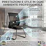 Estrema stabilità e sicurezza con base in alluminio ultra resistente: La solida base in alluminio di alta qualità conferisce a queste sedie una stabilità e una sicurezza eccezionali, supportando un peso massimo di 135 kg. La robustezza dei materiali garantisce una notevole durabilità nel tempo, rendendole un investimento affidabile e duraturo per qualsiasi esigenza, oltre a mantenere un aspetto estetico gradevole.