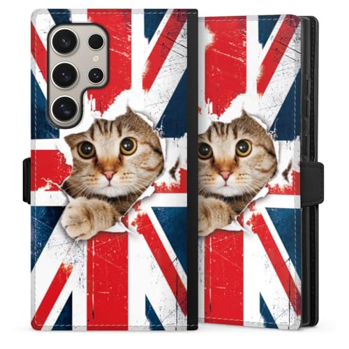 Etui Samsung Galaxy S24 Ultra à rabat Angleterre motif Londres pour style britannique unique