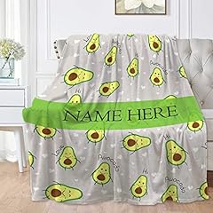 Cartoon Fruits Avocado Custom With Name