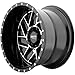Moto Metal MO985 20X10 6X5.5 G-BLK MACH -18MM - MO98521068318NUS