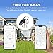 Air Tags-2 Pack Item Finders Work for Apple Find My (iOS Only) APP Tracker Tags for Kids,Keys, Luggage, Backpack, etc, White+White(Not for Android)