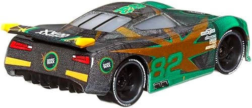 Miniatura 5 de Disney Cars Mattel 155 Diecast - Paquete de 2 unidades de cera brillante de próxima generación Conrad Camber & No Stall Jonas Carvers