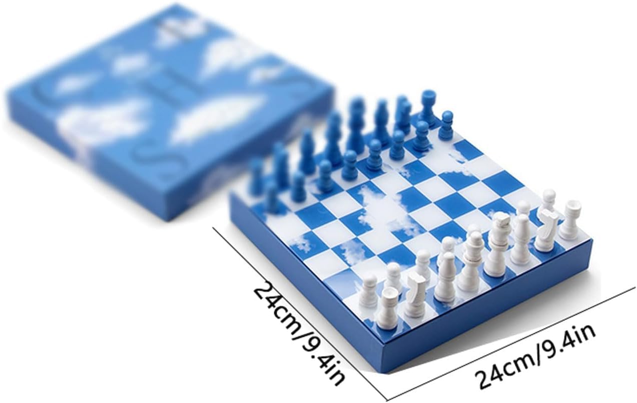MRKU Set di Scacchi in Legno International Chess Set di Scacchi da torneo Professionale con Slot per riporre Gli Scacchi da Viaggio Scacchiera da Tavolo Gioco di Scacchi Regali