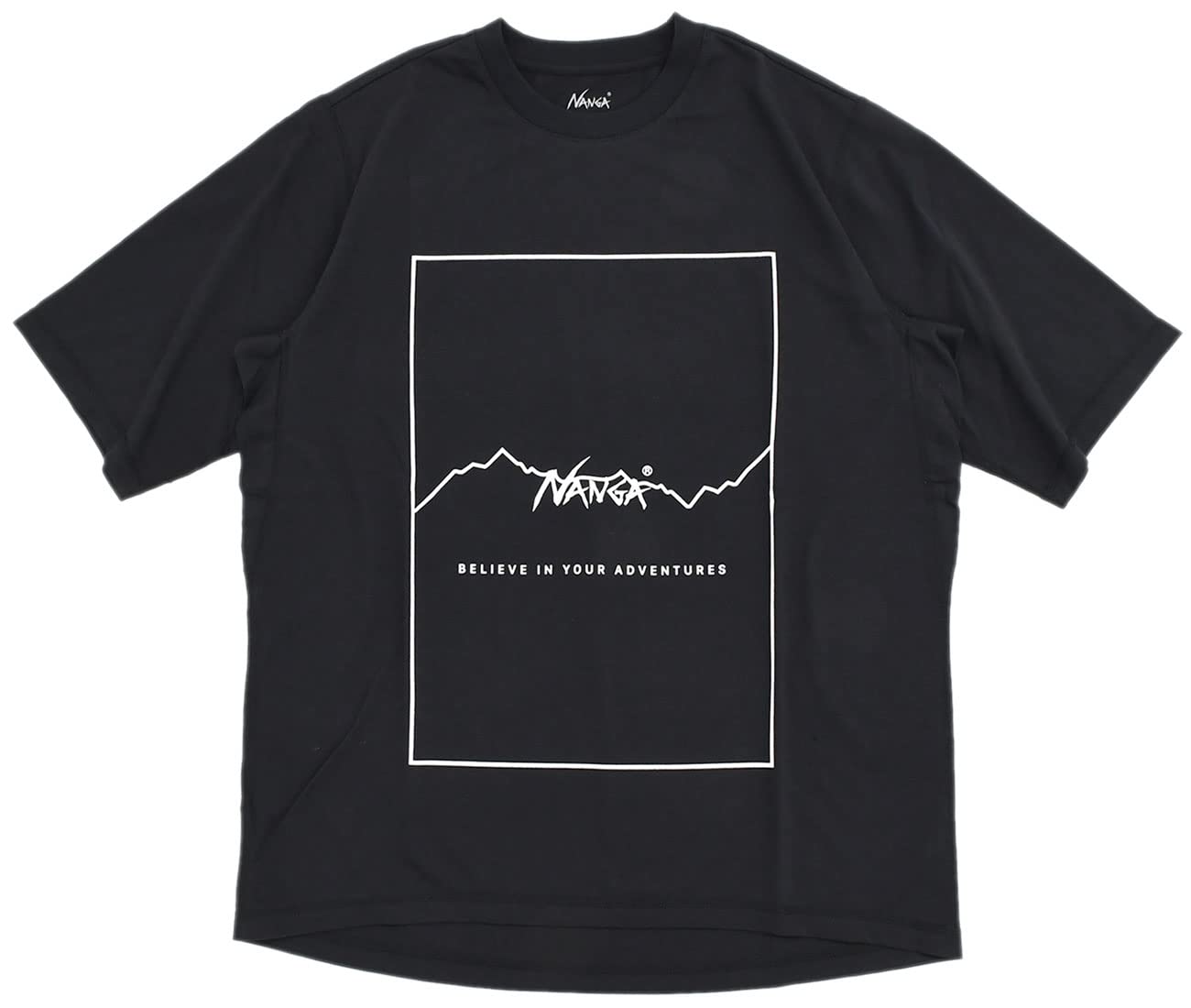 Amazon | [ナンガ] Tシャツ DRY MIX FRAME LOGO TEE NW2221