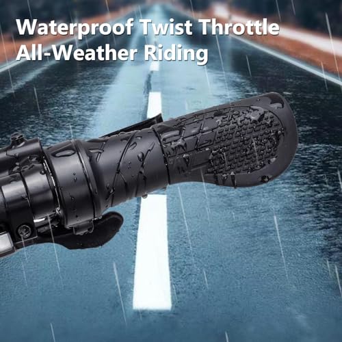 Image of Zeekpowa Thumb Throttle Twist Throttle for Bafang BBS01B /BBS02B /BBS-HD Mid Drive Motors 3-Pin Female Connector eBike Conversion Kit Accessory