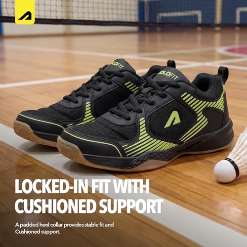Image of Boldfit Badminton Shoes for Man Lightweight Non Marking Shoes for Badminton Breathable Anti Skid Shoe for Man Shuttle Non Marking Indoor Shoe for Pickleball, Tennis, Padel