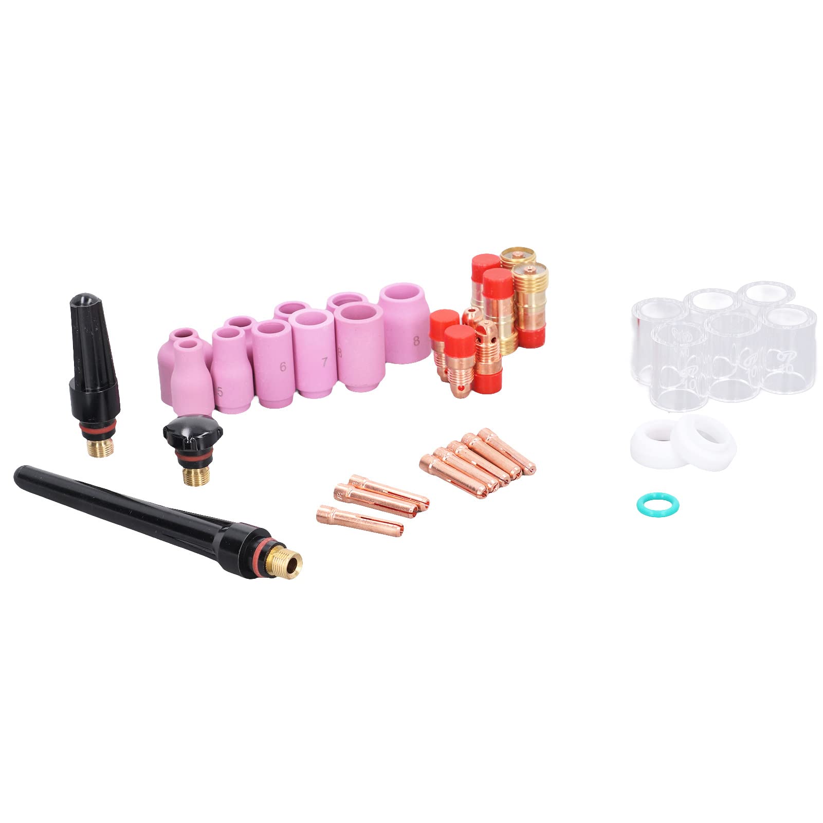Kit Accessori per Saldatura TIG con Ventose in Vetro