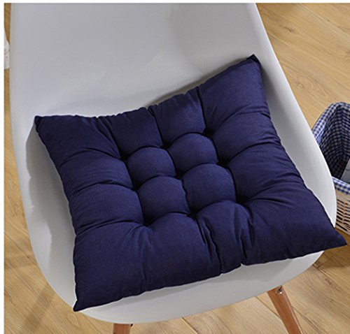 Stormeagle Soft Indoor Chair Pads Warm Cushions Square Tufted Seat Cushions Pillows with Ties, 14
