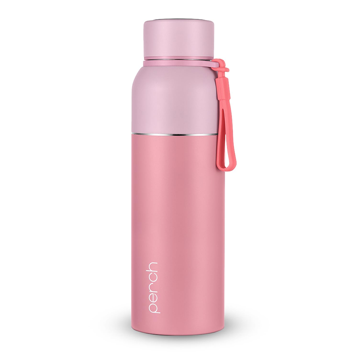 Perch Zenith Stainless Steel Water Bottle 720ml | Hot & Cold Flask | ISI Certified | Vacuum Insulated | BPA Free | Leak Proof Lid | for Office, School, Gym, Home & Travel | Baby Pink Crafted by Pexpo