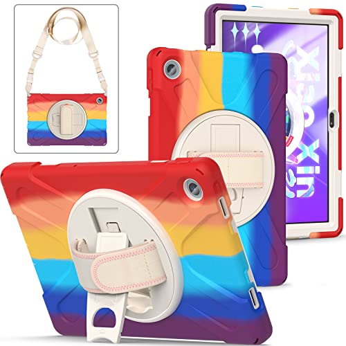 Lenovo Tab M10 Plus (��O����) TB-125F TB-128F 10.6" 2022 �P�[�X, Lenovo Tab M10 Plus (��O����) TB-125F TB-128F 10.6" 2022 �V�����_�[�P�[�X 360�x ��