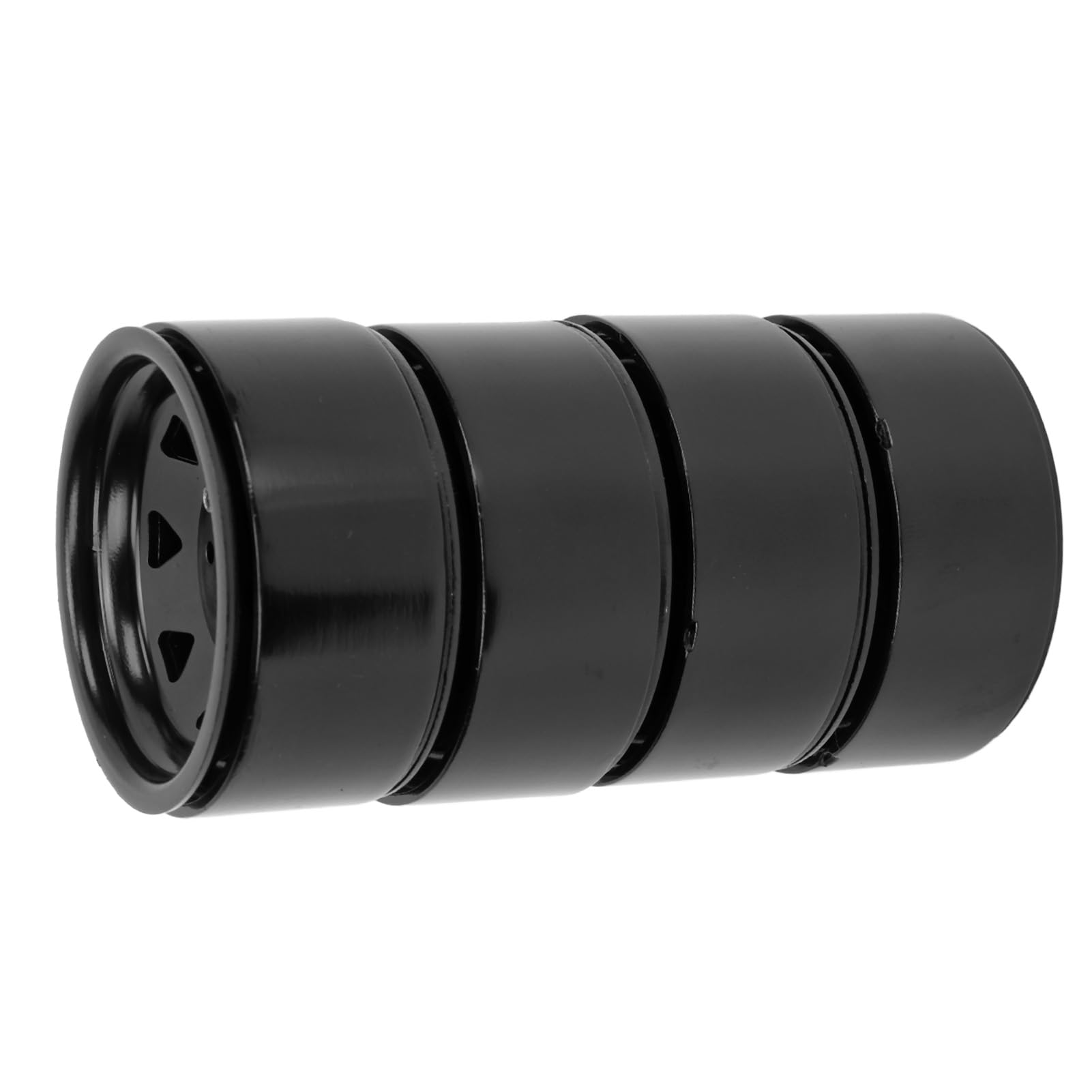 4 sztuki felg RC 1,9 cala, mocne i trwałe koła podporowe do Axial SCX10 SCX10 II SCX10 III GEN8 (Czarny)