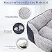 JOEJOY Hundebett Mittelgroße Hunde, Hundekorb Waschbar, Flauschig HundeköRbchen, rutschfest Hundebetten, PlüSch Hundesofa für Hunde und Katzen, 76×61×23 cm