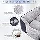 JOEJOY Hundebett Mittelgroße Hunde, Hundekorb Waschbar, Flauschig Hundebetten, rutschfest HundeköRbchen, Kuschelig Hundesofa für Hunde und Katzen, 63×53×20 cm