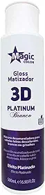 Magic Color Pro Matizador 3D Platinum Branco 500Ml (Efeito Platinado)