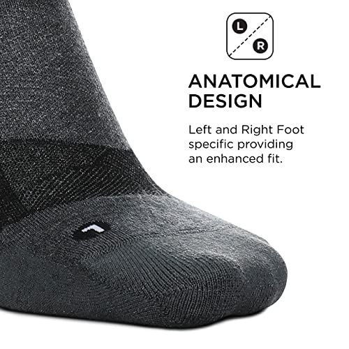 Image of Feetures Merino 10 Cushion Quarter Sock Stripe