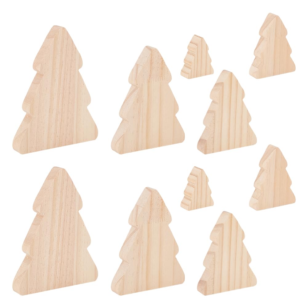 Tranches de bois vierges pour arbre de Noël et plateaux créatifs | OLYCRAFT