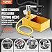 VEVOR Hydrostatic Test Pump, Max 25 bar/362 PSI, Single Valve Hydraulic Manual Water Pressure Tester Kit with Gauge 1.4 Gal Water Tank, 3 ft Hose with 1/2 inch External Thread Connector for Pipeline