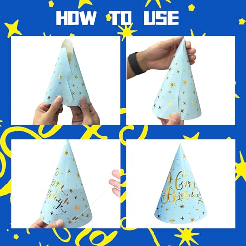 Save 50% on Blue Birthday Decorations Kit with Banner & Honeycombs