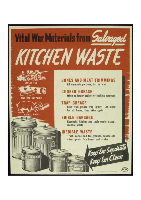 Affiche Seconde Guerre mondiale Vital War Materials poster propagande XL mat Spiffing Prints