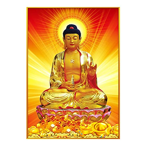 Peinture diamant Bouddha 80x180cm idée cadeau créatif grand format
