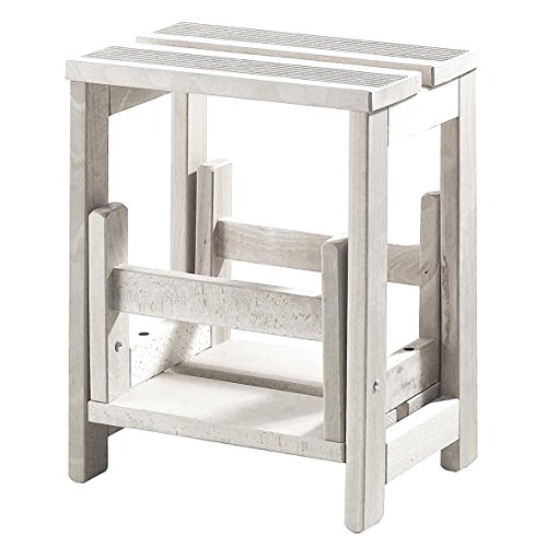 Aranaz Bankleiter, Buchenholz, Weiß