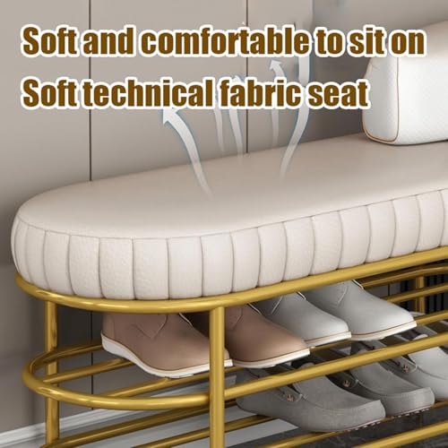 Banc à chaussures confortable pour optimiser l'espace et ranger l'entrée - 5