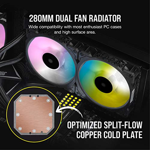 Corsair iCUE H115i ELITE CAPELLIX Liquid CPU Cooler (33 Extra Heldere CAPELLIX RGB-LEDs, Twee 140 mm ML RGB Series PWM… - Image 5