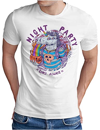 T-shirt licorne magique imprimé multicolore haute définition en coton