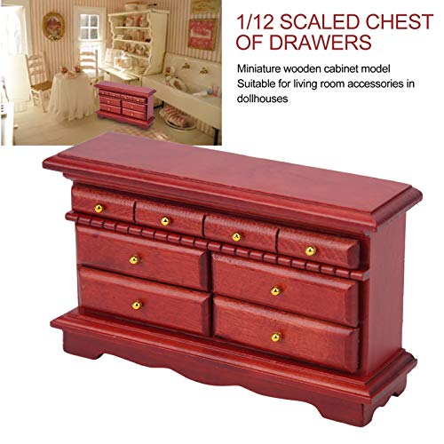 Atyhao Dollhouse Mobilia Set, Cassettiera in