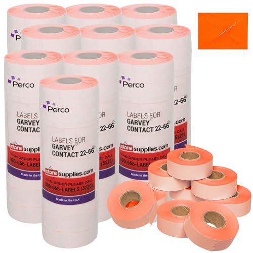 Étiquettes de prix autocollantes double ligne pour pistolets encreurs Garvey 22-66 et 22-88