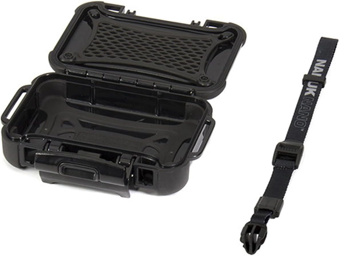 Nanuk 310-0001 Nano Series Waterproof Small Hard Case for Phones, Cameras and Electronics (Black)