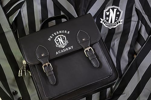 Wednesday Nevermore Mini Backpack Cosplay Adult Bag With Thing Charm2