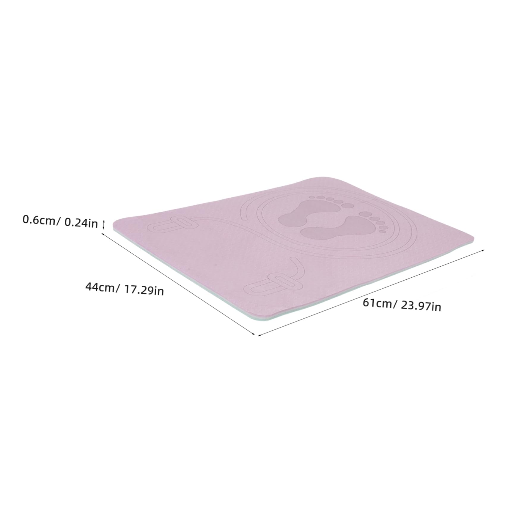 TOYANDONA Indoor Workout Pad for Jumping Rope Noise Reduction Exercise Mat Tpe Anti-slip Mat Fitness Accessory for Women
