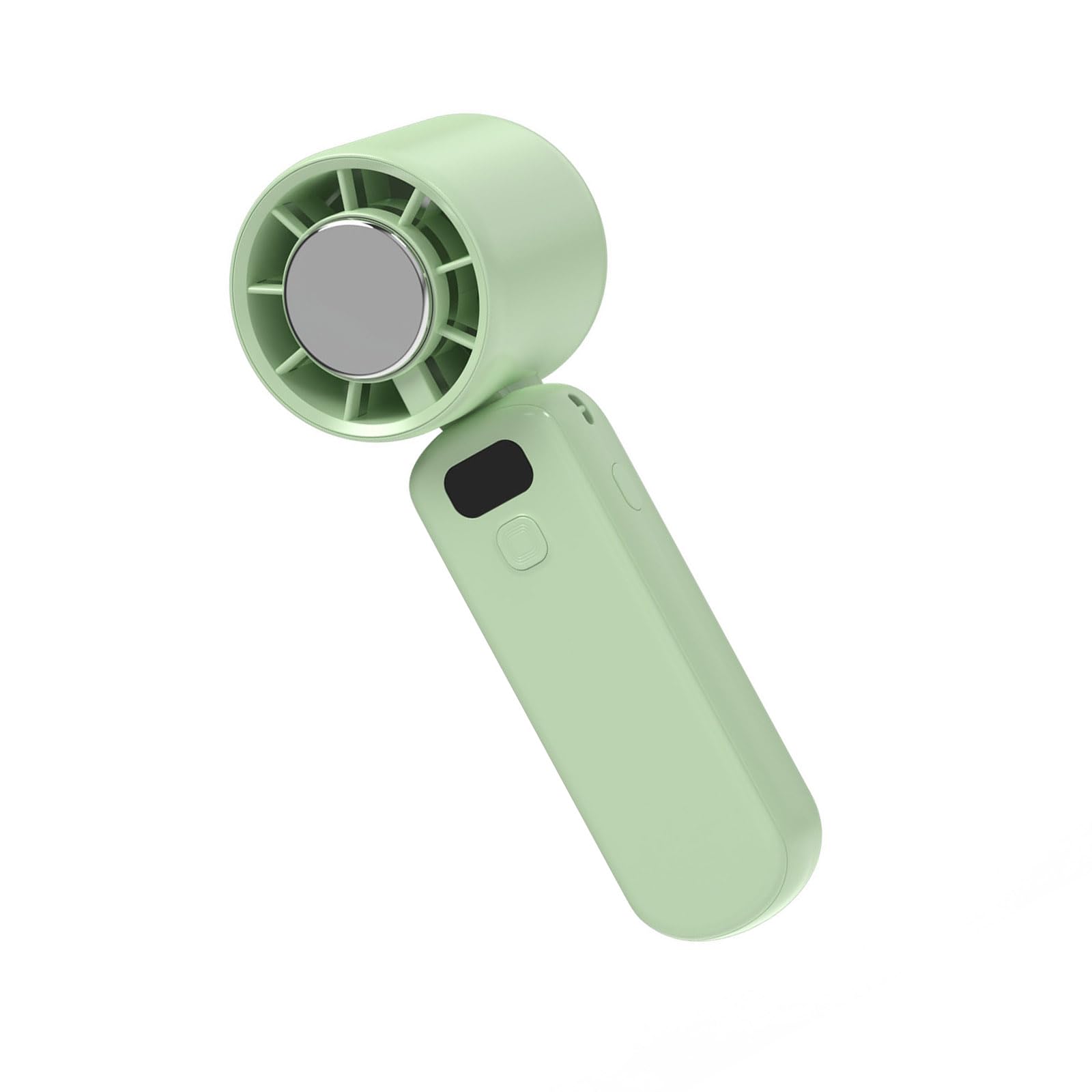 FROMCEO Multifunctional Folding Handheld Desk Fan 2000mAh Rechargeable 5 Speed Quiet Cooling Fan Suitable for Hot Weather USB Desk