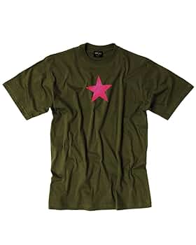 Mil-Tec Olive Green Soviet Red Star T-Shirt (Small) | Amazon.com