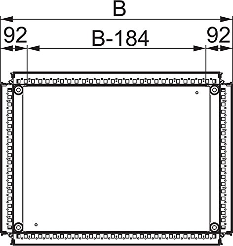 Preisvergleich Produktbild Schneider NSYEC65 Spacial SF-Kabeleinführungsplatte, einteilig, Clipbefestigung, 600x500mm